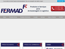 Tablet Screenshot of fermad.com.br